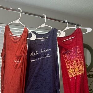 Roxy muscle tank-top bundle, size XL